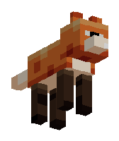 Ember Fox, a custom mob made with Modable