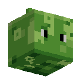 Moss Blob, a custom mob made with Modable